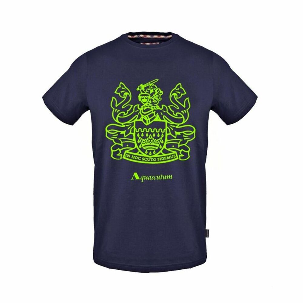 Aquascutum Mens Crest T-Shirt / Navy